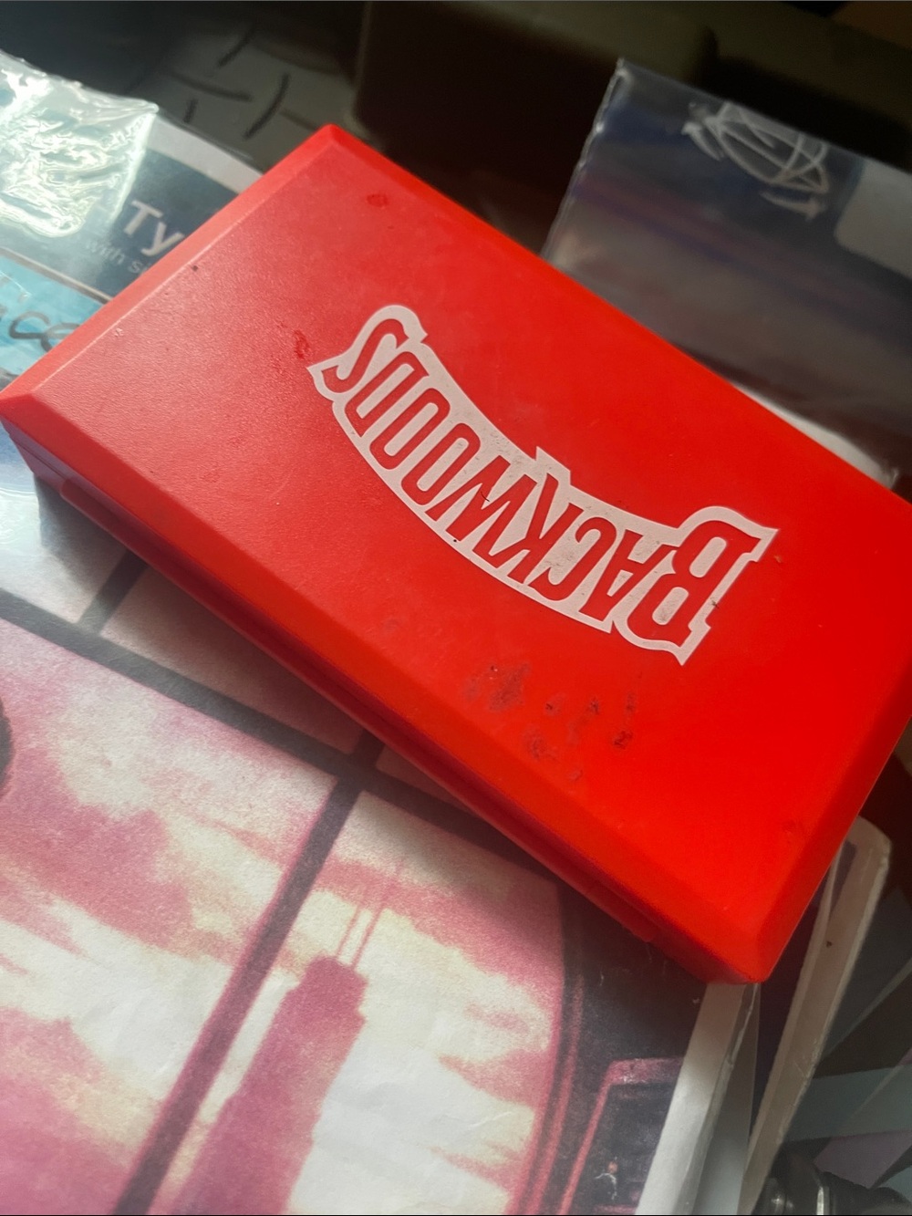 Backwoods Red Rolling Tray Case